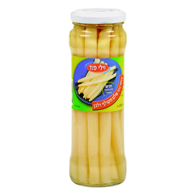 אספרגוס לבן שלם מקולף 330 גרם