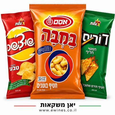 מבצע 3 חטיפים לפי מלאי זמין