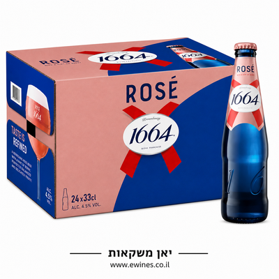 ארגז בירה בלאנק רוזה 1664 330 מ"ל 24 יחידות