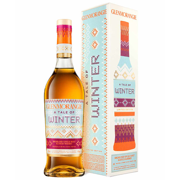 בקבוק גלנמורנג'י מהדורת חורף 700 מ''ל - ויסקי Glenmorangie בעיצוב חורפי יוקרתי