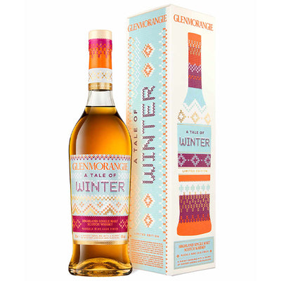 בקבוק גלנמורנג'י מהדורת חורף 700 מ''ל - ויסקי Glenmorangie בעיצוב חורפי יוקרתי