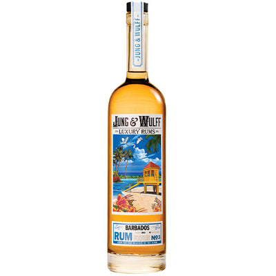 בקבוק רום ג'אנג אנד וולף ברבדוס 750 מ''ל מאוסף Luxury Rums של יצרן Jung & Wulff
