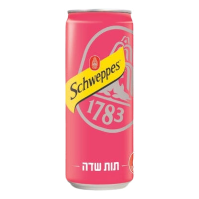 ארגז פחיות שוופס תות שדה 250 מ"ל 24 יח'