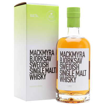 מאקמירה ביורקסאב 700 מ''ל - וויסקי Single Malt שוודי בבקבוק וקופסה ירוקה