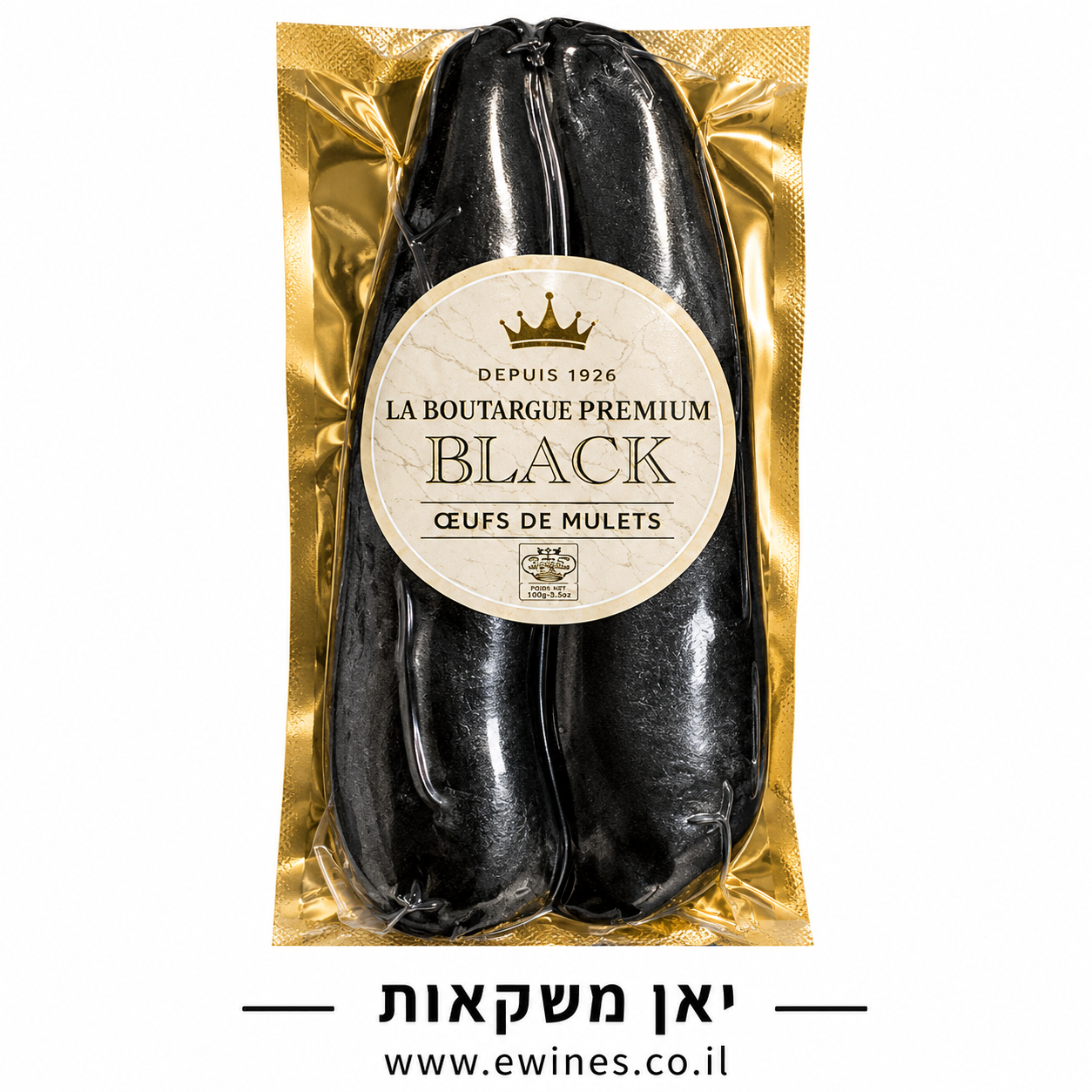 ביצי דגים אדם חוט בשעווה שחורה 170 גרם