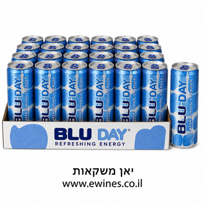 ארגז פחיות בלו דיי 250 מ"ל 24 יחידות