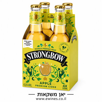 סטרונגבאו סיידר תפוחים מארז רביעייה