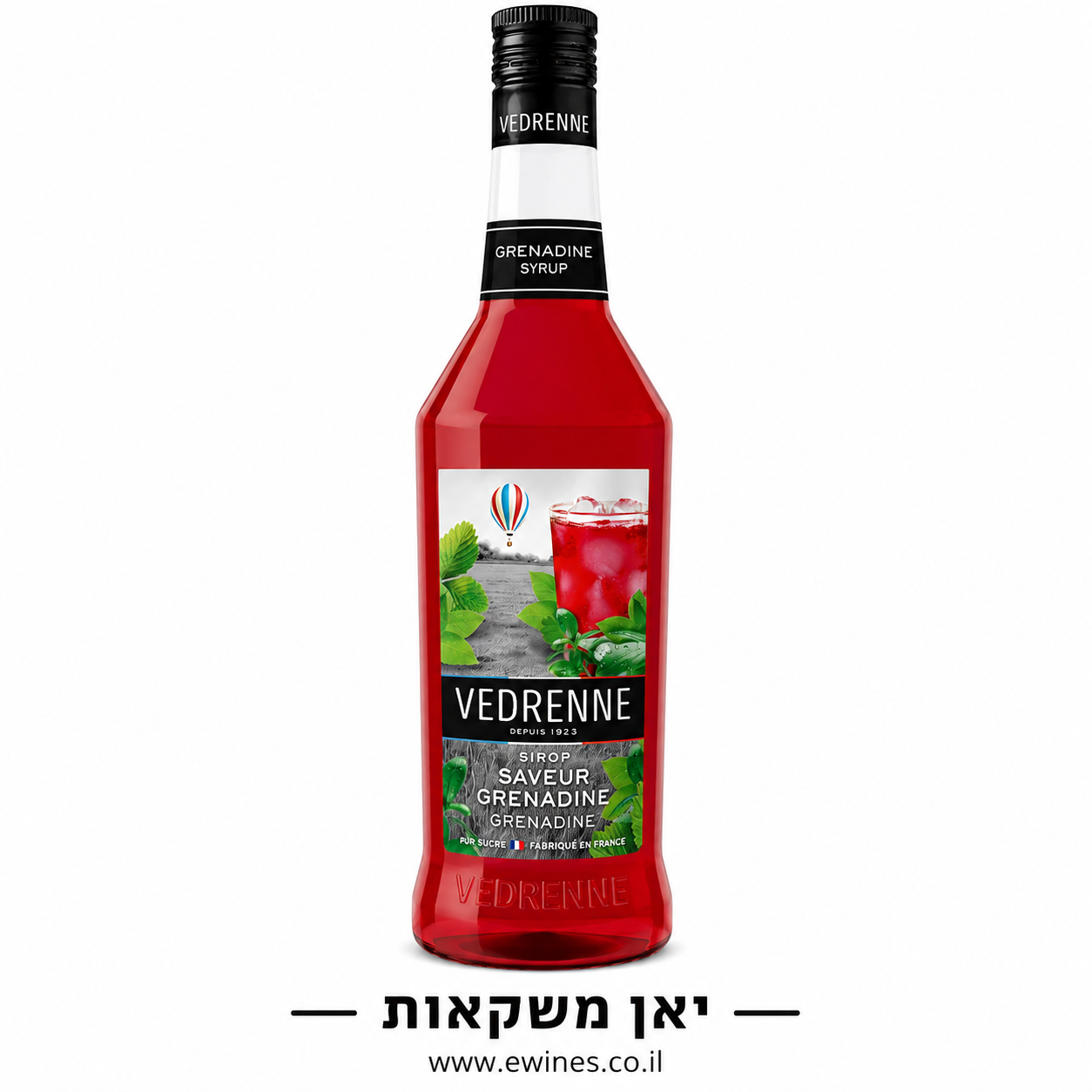 סירופ וודרן גרנדין 1 ליטר