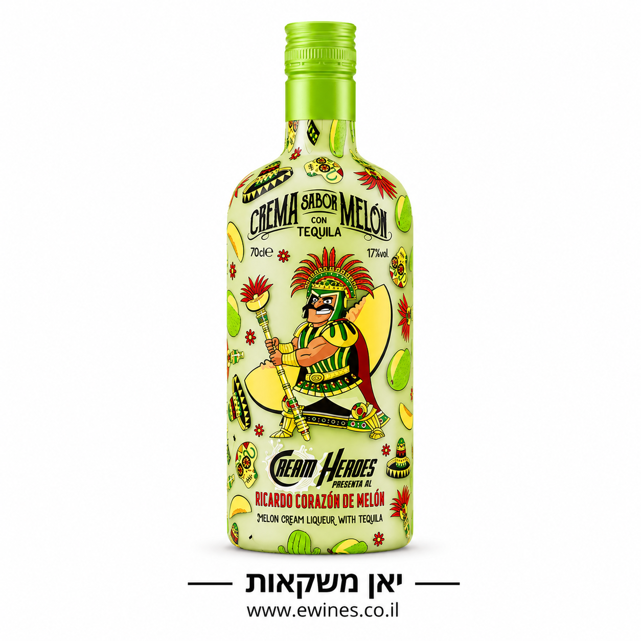 טקילה הירוס קרים בטעם מלון 700 מ"ל