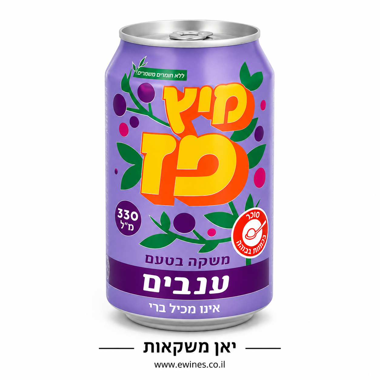 ארגז מיץ פז בטעם ענבים 330 מ"ל 24 יחידות