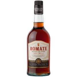 בקבוק ברנדי מותג ROMATE ברנדי רומטה 1 ליטר בעיצוב אלגנטי ומסורתי
