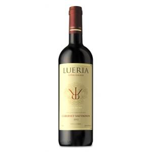 בקבוק לוריא קברנה סוביניון 750 מ״ל יין אדום עיצוב אלגנטי השנתון 2012 תווית זהב-שחור