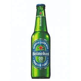 ארגז בירה הייניקן ללא אלכוהול 330 מ''ל 24 יח' - בקבוק בירה לאגר ירוק פרימיום מחברת הייניקן