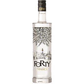 בקבוק וודקה פורטי 750 מ''ל כשרה לפסח - Super Premium Vodka אלגנטית תחת המותג FORTY
