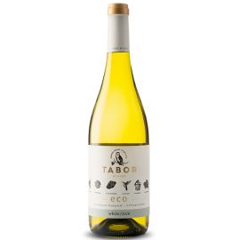בקבוק יין לבן תבור אקו לבן 750 מ''ל וינטג' 2020 עם תו 'כרמים אקולוגיים'
