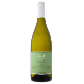 דדה סוביניון בלאן 750 מ''ל יין לבן עם תווית ירוקה עיצוב נקי ואלגנטי מייקב Dalal Winery
