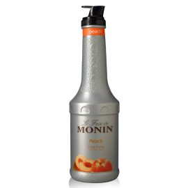 מונין מחית אפרסק 1 ליטר - רכיז פרי איכותי לשדרוג משקאות מבית MONIN