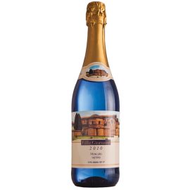 בקבוק וילה ג'ובאני מוסקטו 750 מ''ל יין לבן מבעבע וילה איטלקית עתיקה